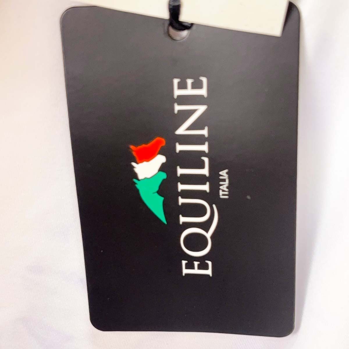 【中古・未使用品】EQUILINE エクイライン DRILLA 長袖競技用 シャツ ハイネック S ホワイト H00771 レディース 乗馬 馬術 EQUILINE エクイライン DRILLA 長袖競技用 シャツ ハイネック S