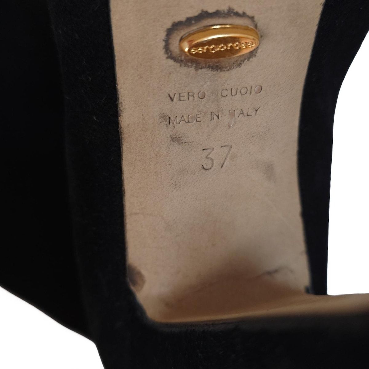 sergio rossi(セルジオロッシ) ミュール 38 レディース ベージュ