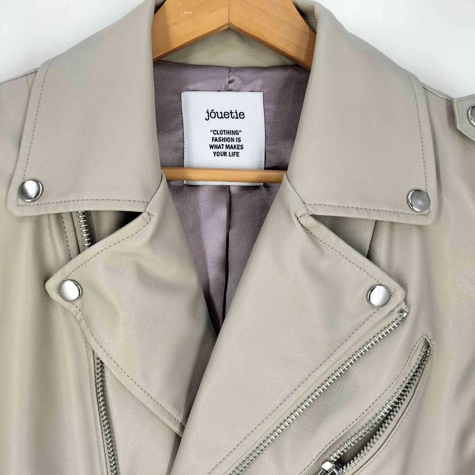 ジュエティ jouetie ヴィンテージライク2WAYライダース