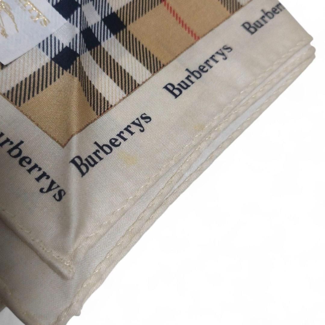 Burberrys 大判ハンカチ新品、未使用 未使用》BURBERRY バーバリー 大判ハンカチ フラワーモチーフ