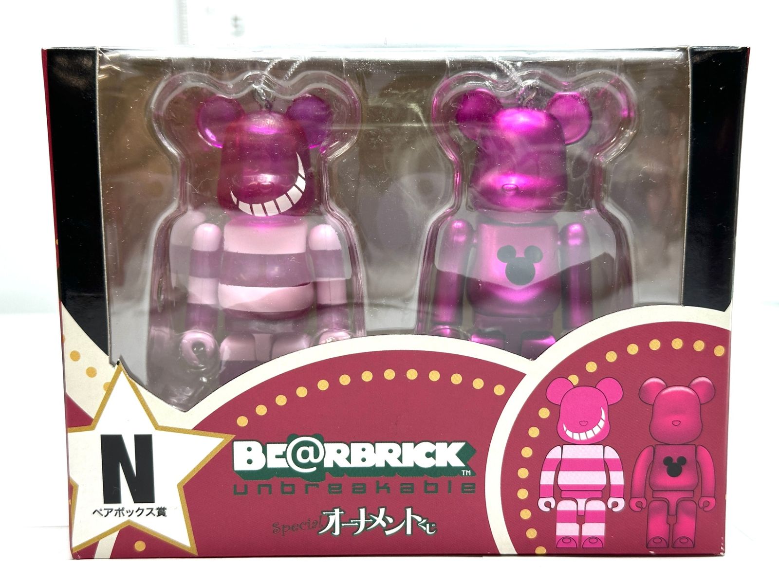 スペシャル オーナメントくじ ディズニー ベアブリック ペア ボックス