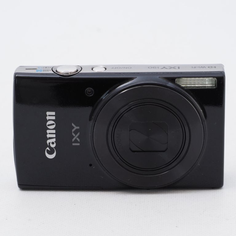 Canon キヤノン デジタルカメラ IXY 190 ブラック IXY190BK - カメラ