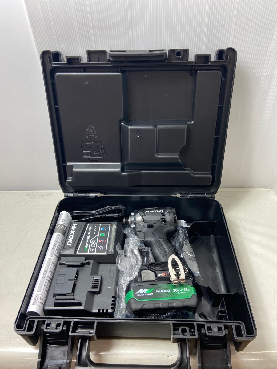 ΦΦHiKOKI ハイコーキ 18V コードレスインパクトドライバ WH18DC ブラック