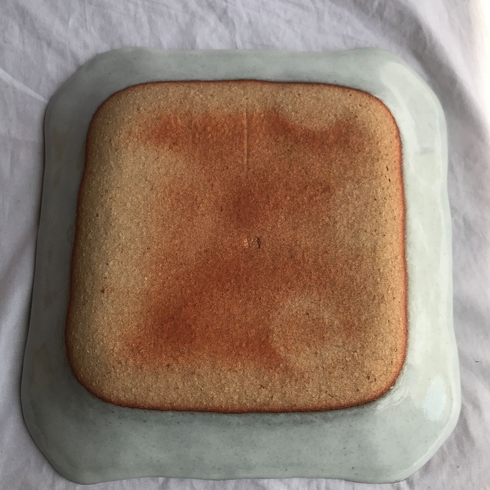 萩 四方鉢 萩焼深川窯 菓子鉢12代田原陶兵衛 四方鉢