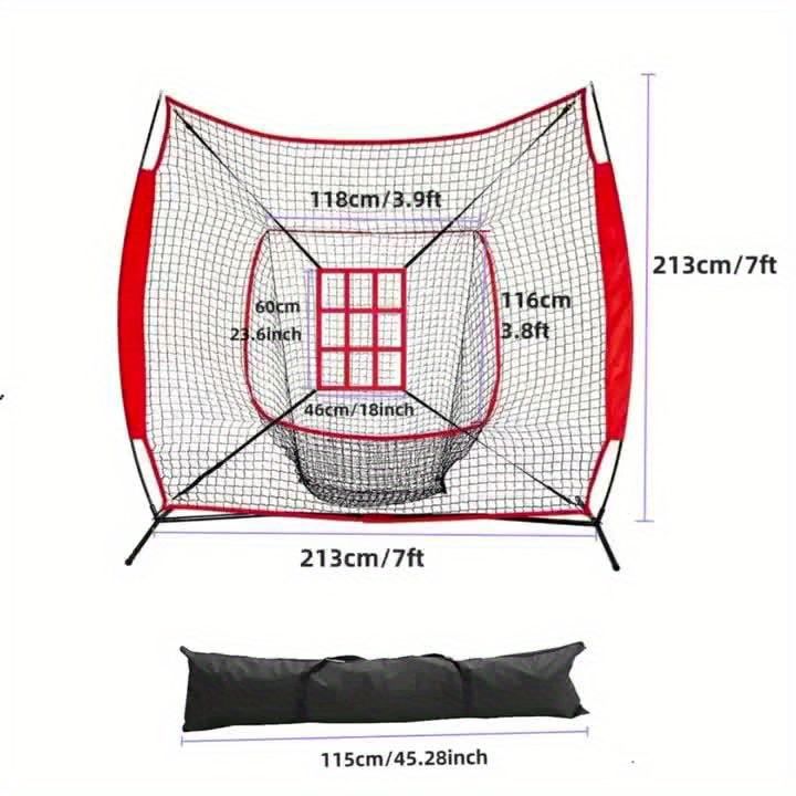 7x7ft 野球ソフトボール練習用ネット