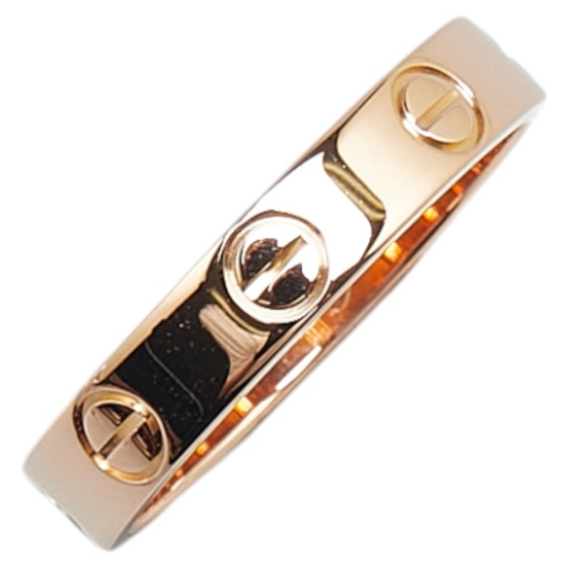 カルティエ ミニラブリング リング 指輪 50 CRB4085250 K18PG ピンクゴールド レディース CARTIER 1-0202059