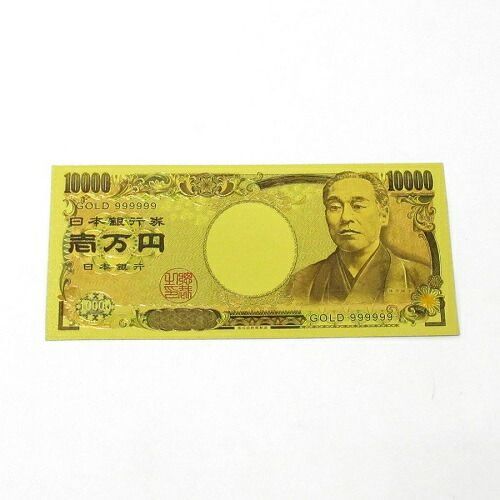 金の一万円札 福沢諭吉『開運 金運上昇 』ゴールド 金色 1万円 303-306 - メルカリ