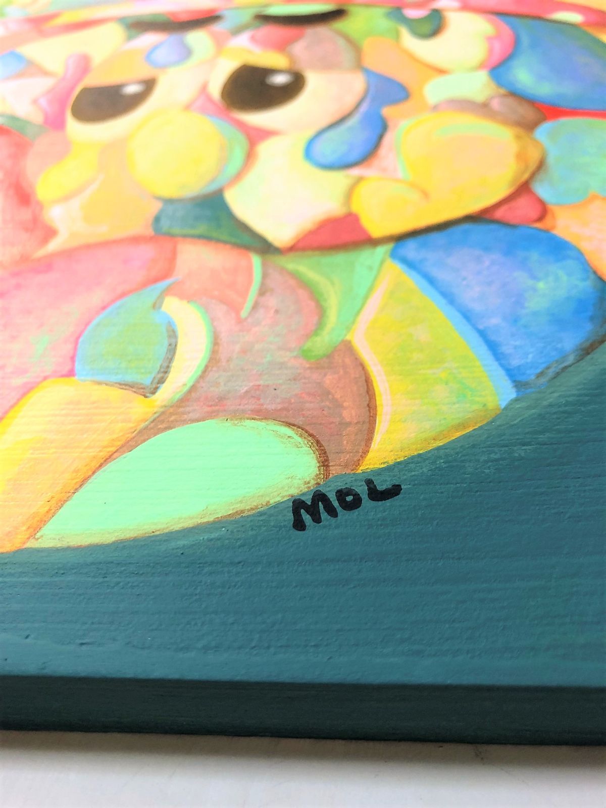 mandarAphex twin 】 現代アート ポップアート 絵画（継承され
