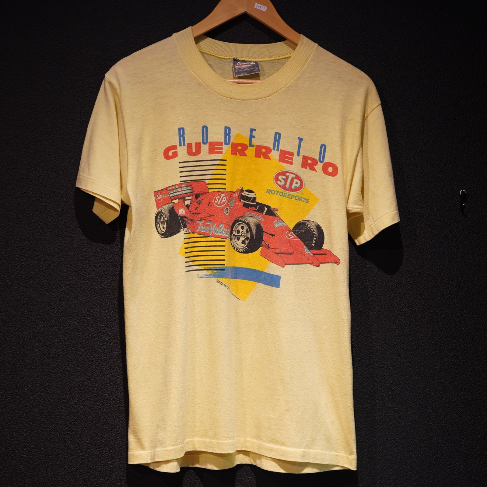 1980's STP ヴィンテージTシャツ Mサイズ イエロー 黄色 アメカジ ...