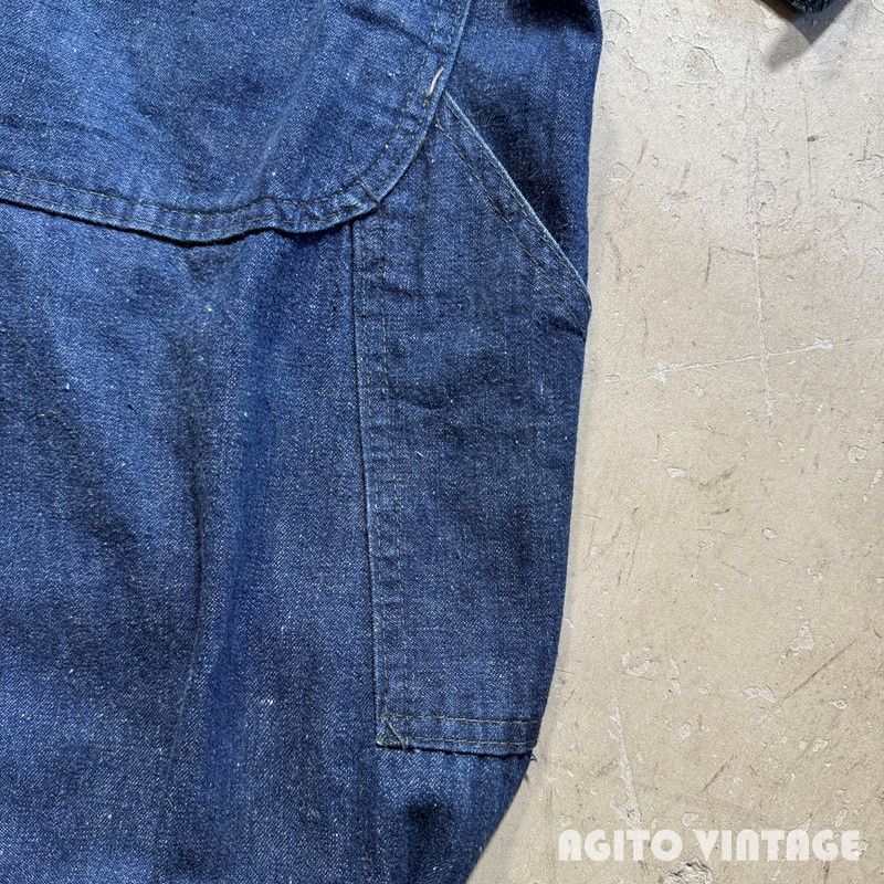 40's Unknown デニムオールインワン ツナギ WW II 大戦モデル 月桂樹