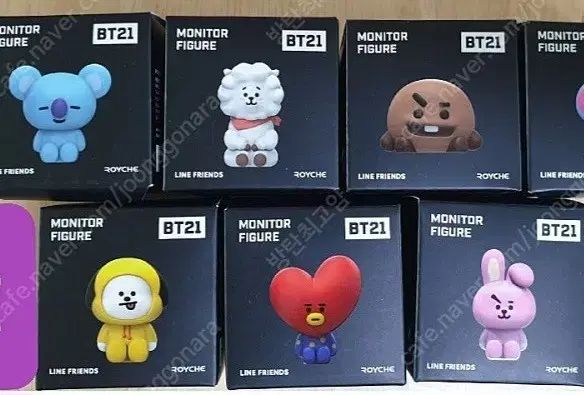 bt21 モニタ フィギュア 6 種 ナガノマーケット ナガノのくま