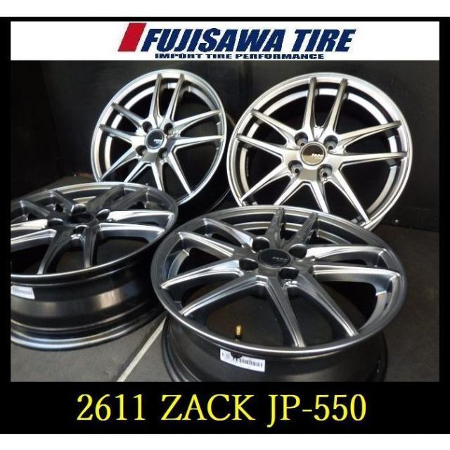 2611 T0107285▲ZACK JP-550▲16x6J 4穴 PCD100 42▲4本▲