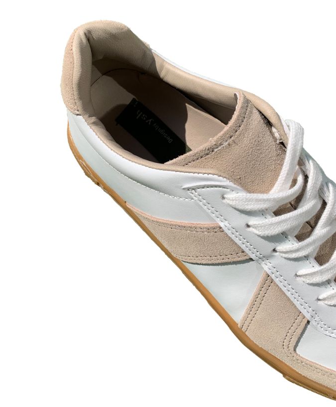 [COSYHARU公式] Beige & White simple Sneakers 関税・送料込み COSYHARU コシハル 公式]ベージュ×ホワイトのシンプルスニーカー