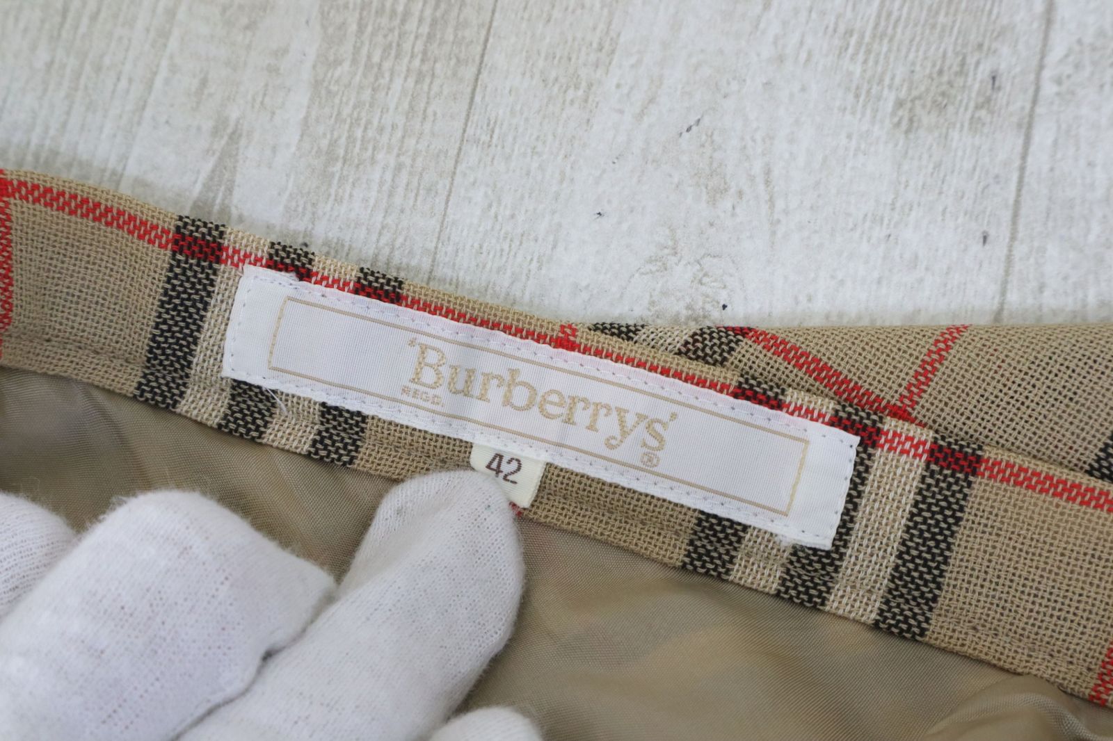 Burberrys バーバリーズ ノバチェック ロングスカート サイズ 42