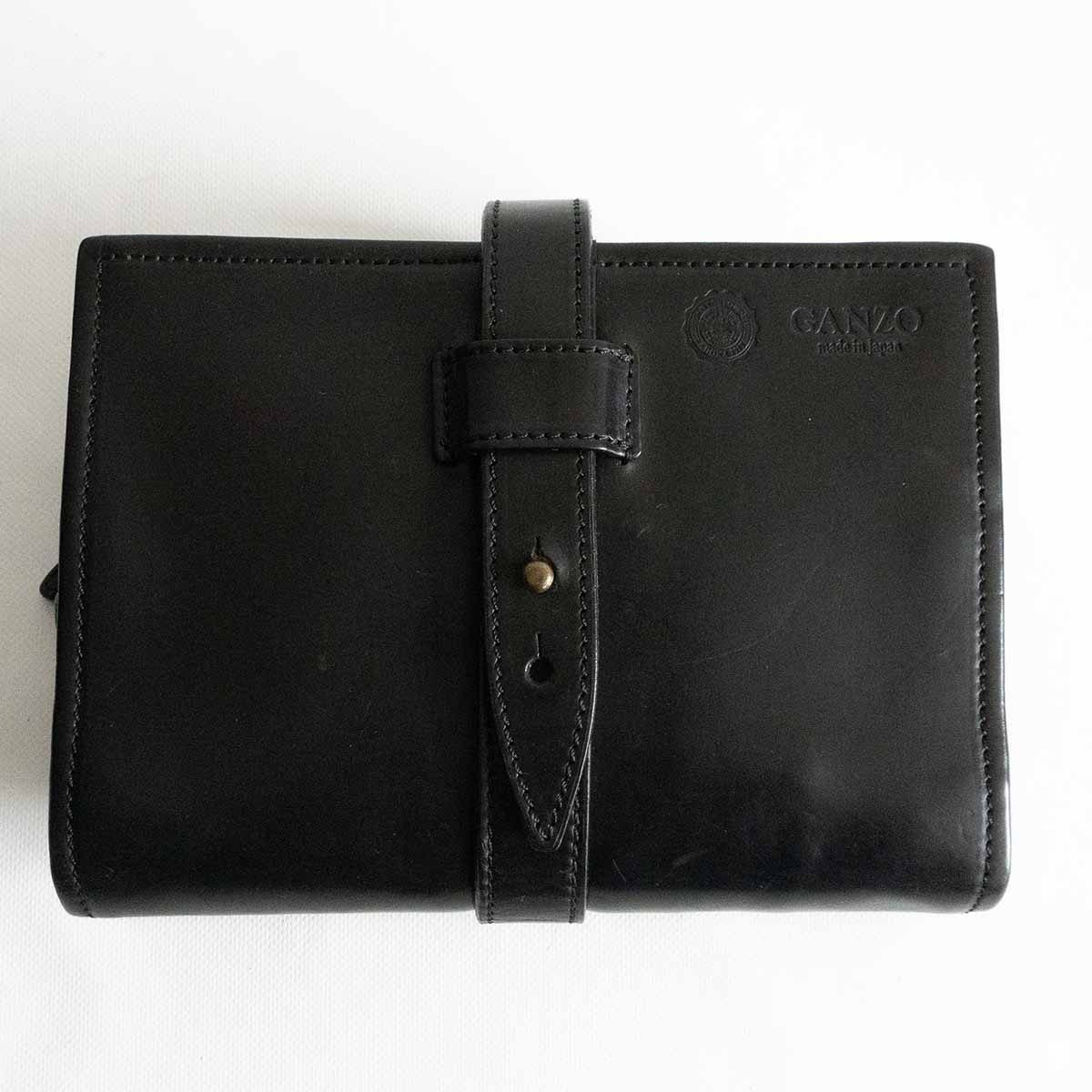 品 GANZO GUD クラッチバッグ ブラック セカンド バッグ レザー 鞄 ガンゾ 25050463