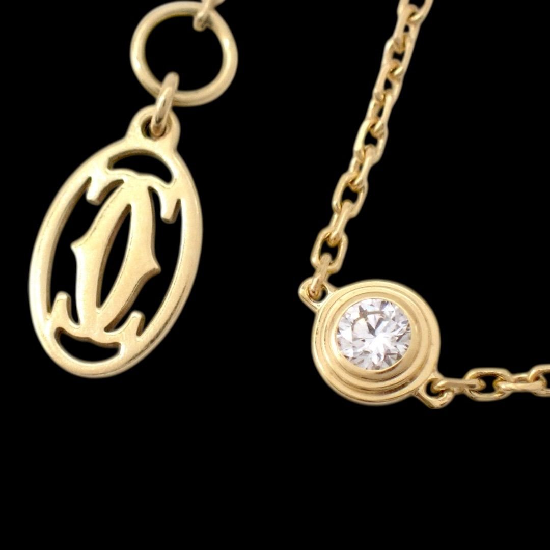 カルティエ ダムール XS ダイヤ ブレスレット 750 YG K18 4315