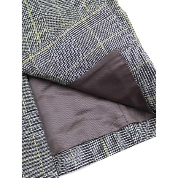 ohtaオオタ13AWパッチ切替チェック柄テーラードジャケットグレー