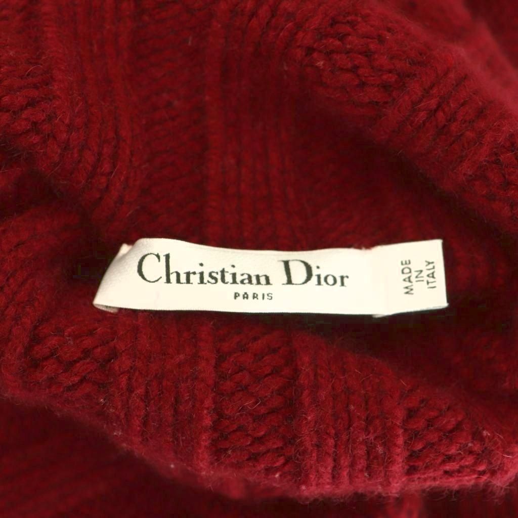 Christian Dior ノースリーブセーター 赤 38 Christian Dior(クリスチャンディオール) J'ADORE DIOR