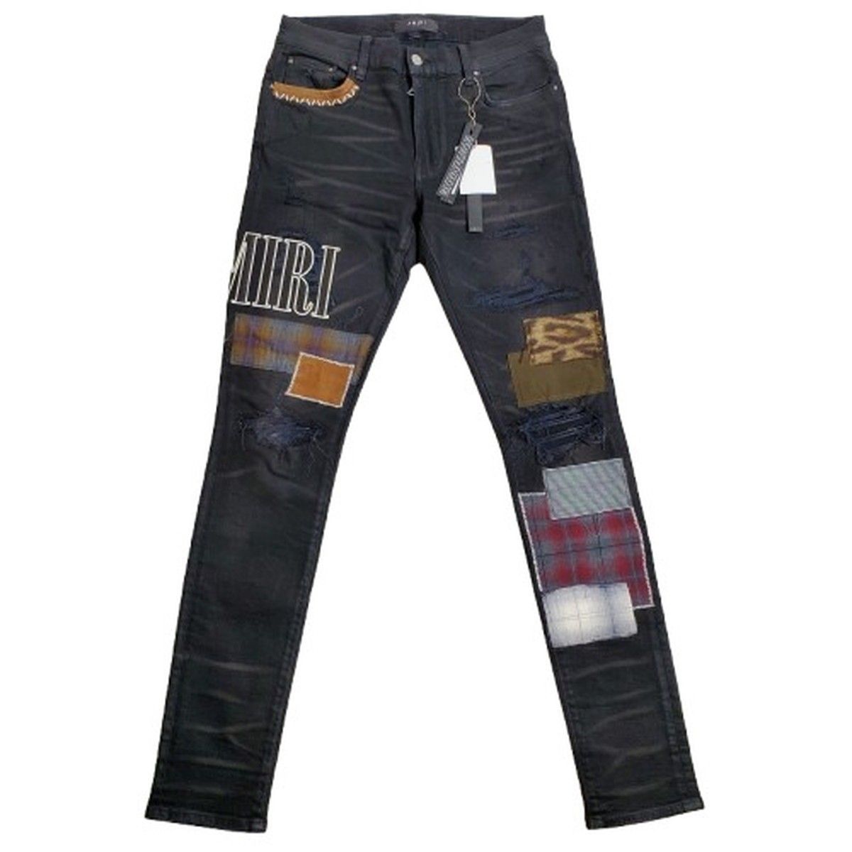 AMIRI ダメージ加工 パッチワーク デニム 30