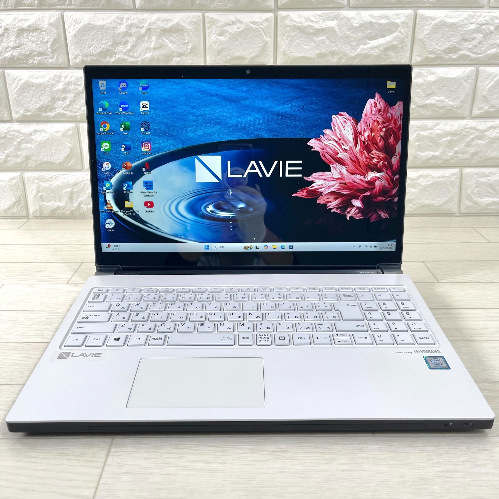 NEC】第8世代i7 新品SSD512GB 16GB オフィス付き ノートPC