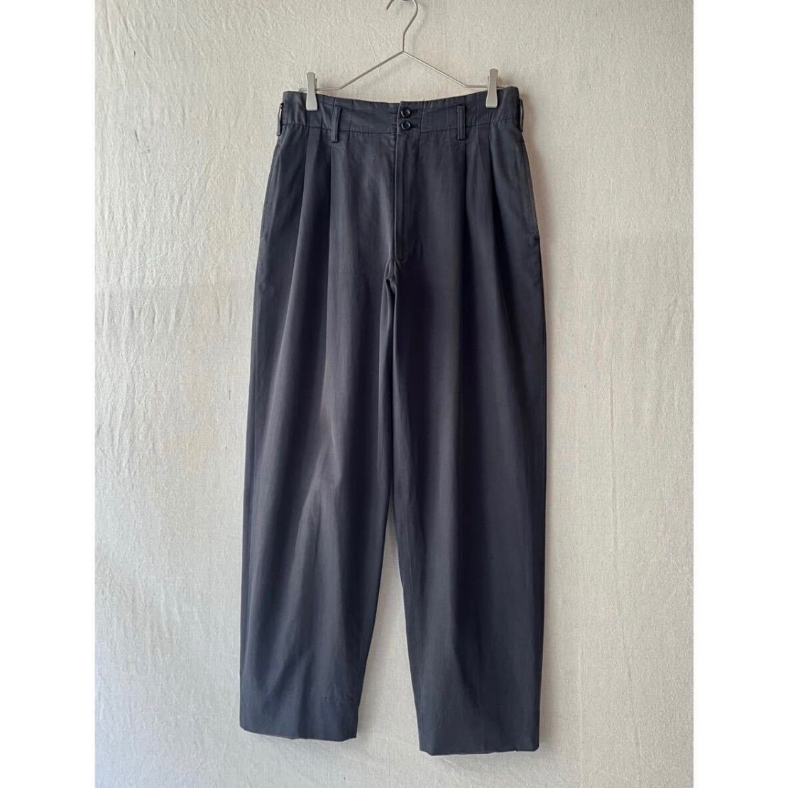 コムデギャルソン ツータック スラックスM 黒AD1988