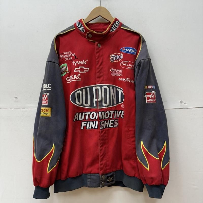 CHASE AUTHENTICS レーシングジャケット　ワッペン　ファイヤー VTG Chase Authentics Jeff Gordon NASCAR #24 Dupont Flames