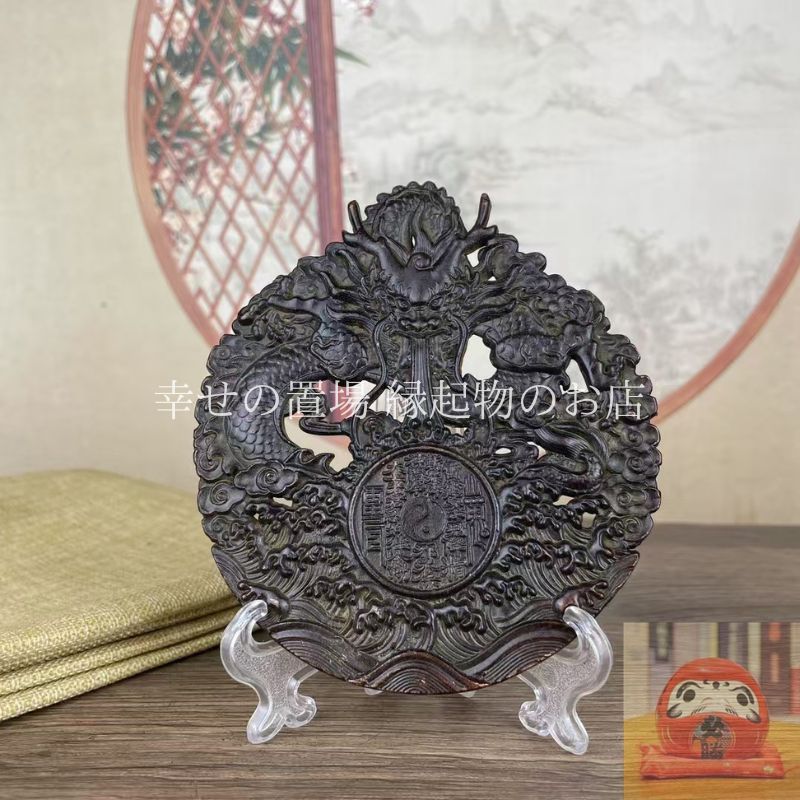 新品 レア 竜 壁掛け ミラー オブジェ 壁飾り フレーム 置物 飾り 龍