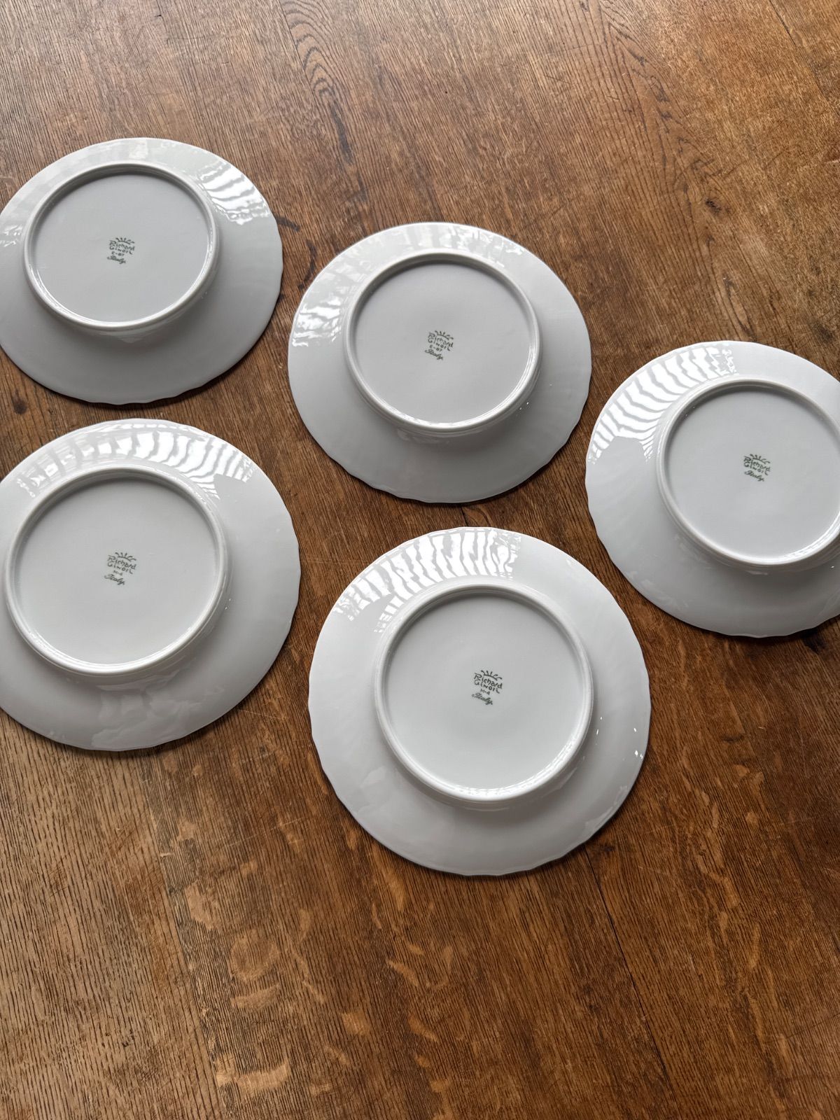 リチャードジノリ ベッキオホワイト プレート ５枚セット ジノリ1735／リチャード ジノリ（GINORI 1735／Richard Ginori