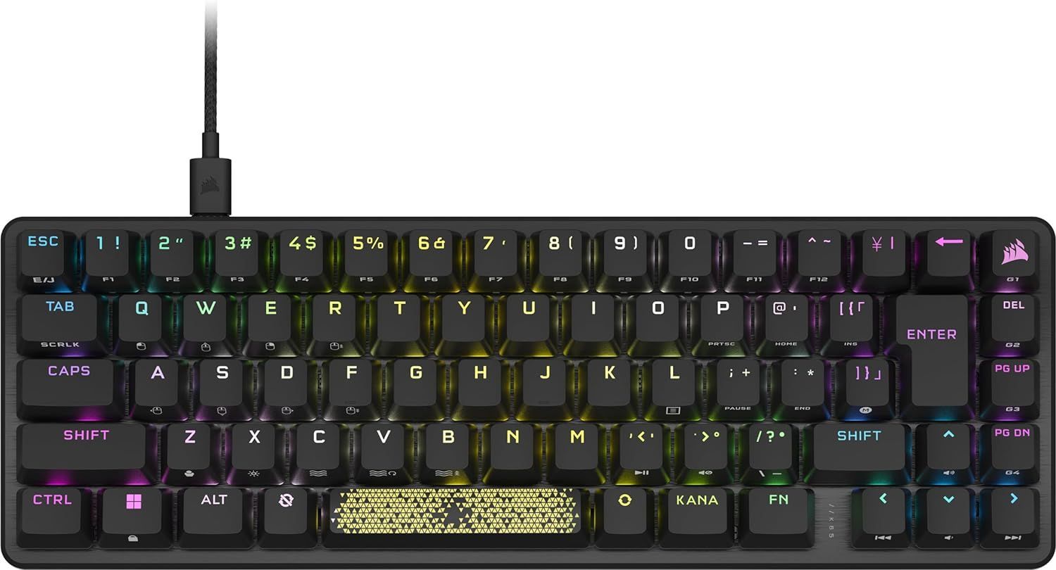 【美品】 CORSAIR K65 PRO MINI RGB 65％サイズ テンキーレス CH-91A401A-JP KB755 A02029 0417ML003 0120240411103683