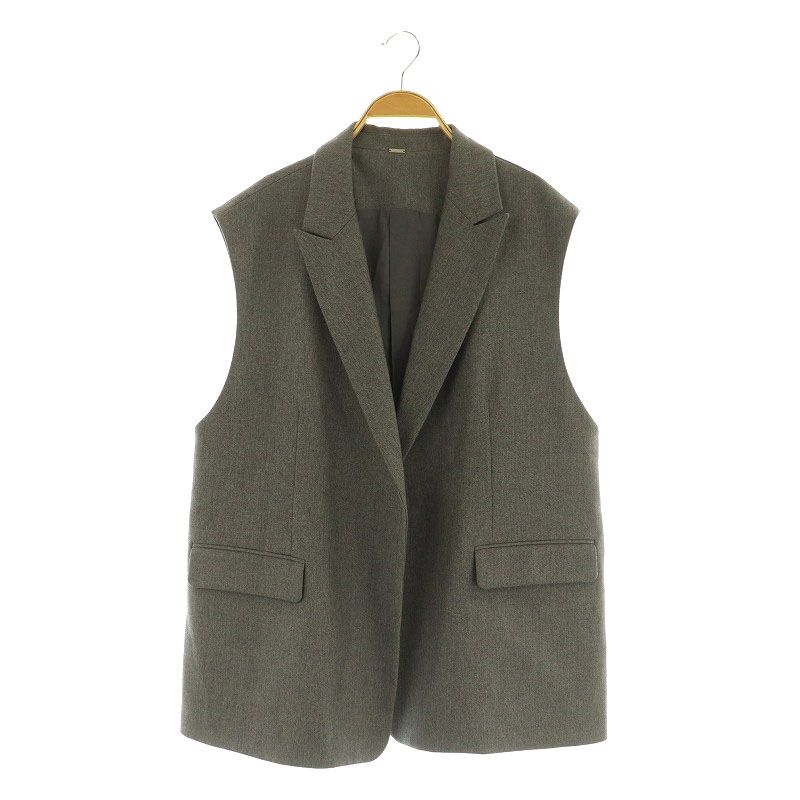 ミラオーウェン Mila Owen 23AW フラップPK付テーラードベスト