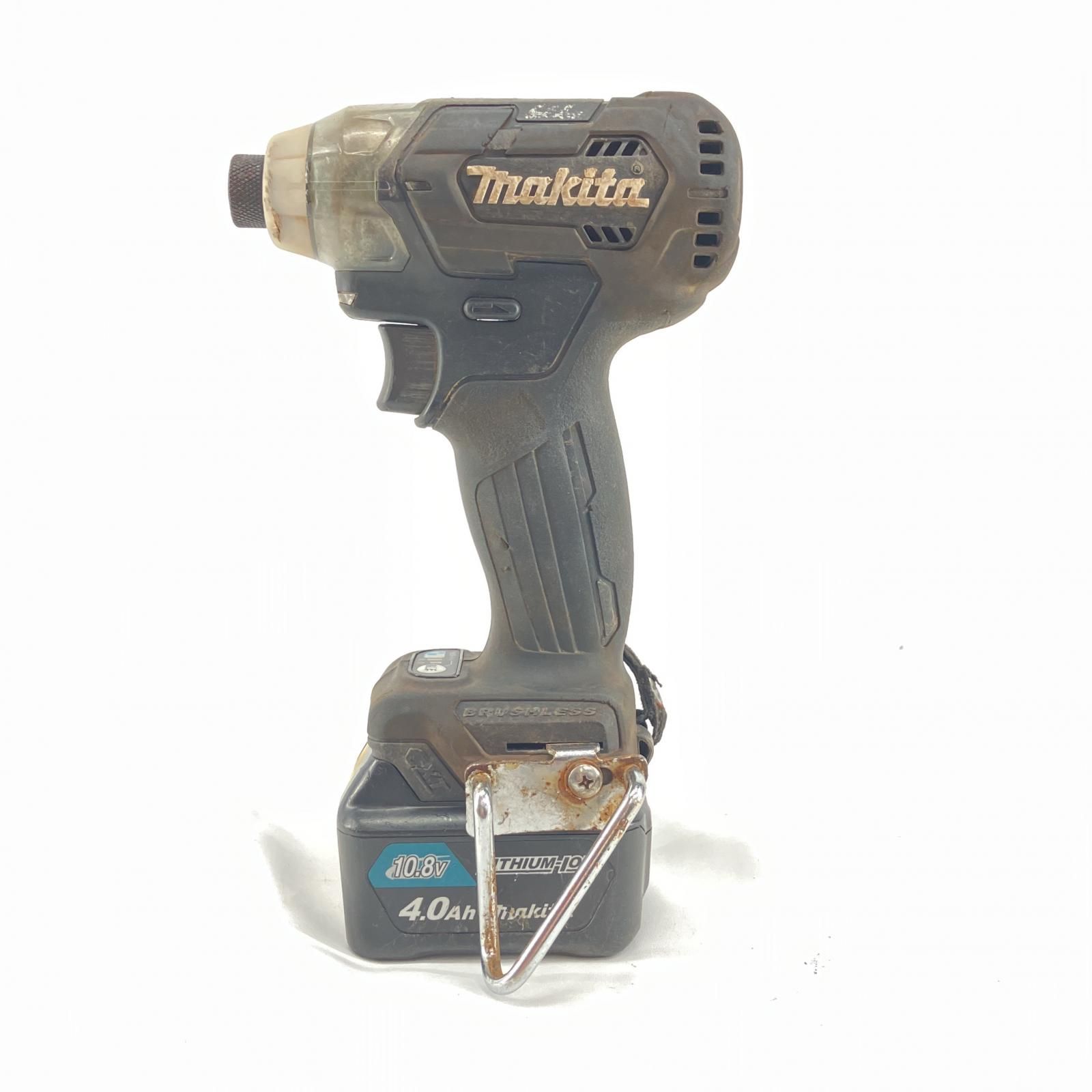 MAKITA マキタ インパクトドライバ TD111D ブラック 充電池1個付 コードレス式 10.8v 4.0Ah
