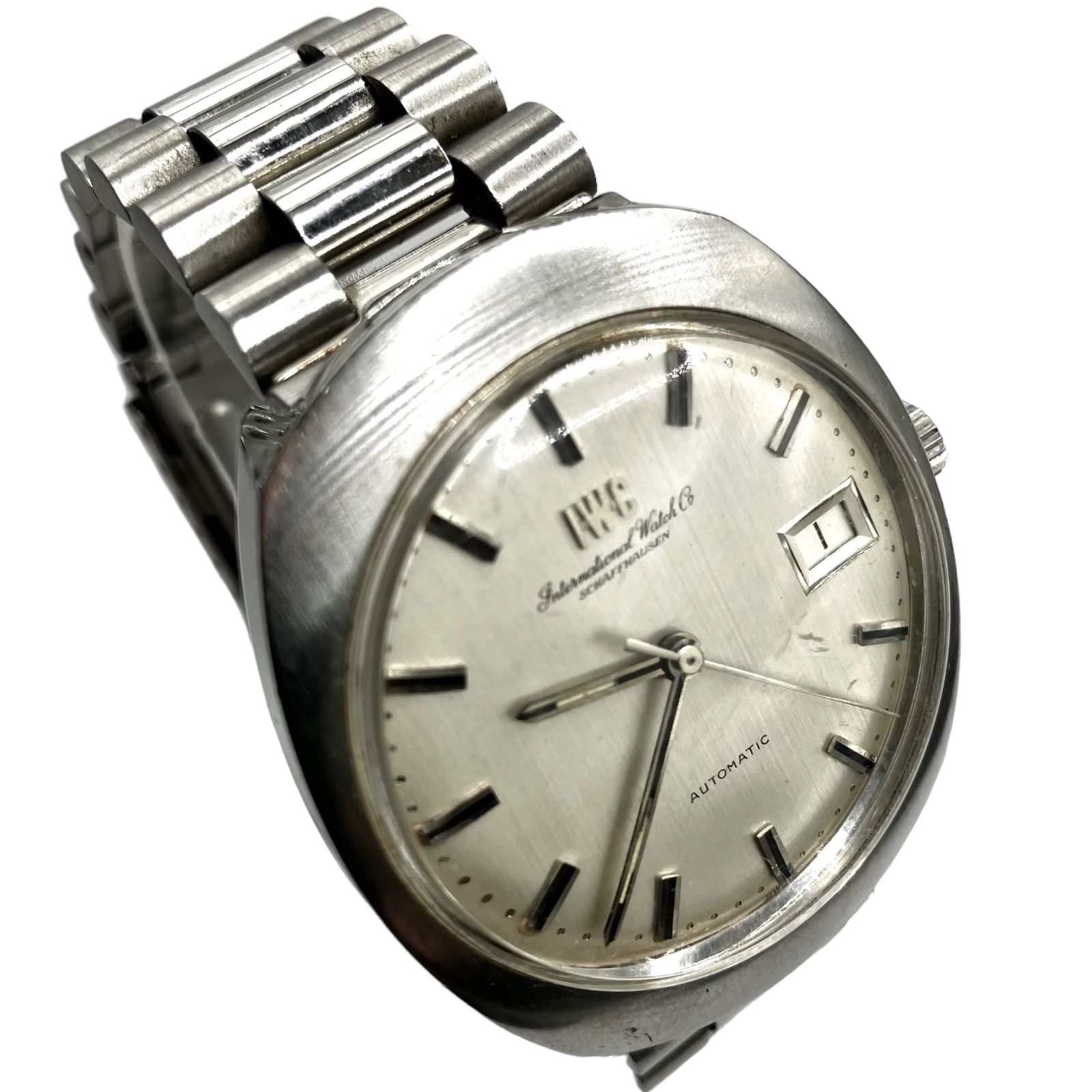 【稼働品】IWC シャフハウゼン 手巻 箱付 ヴィンテージ腕時計 希少品 IWC シャウハウゼン 手巻き 名機Cal.89 希少なデカ薄ケース OH