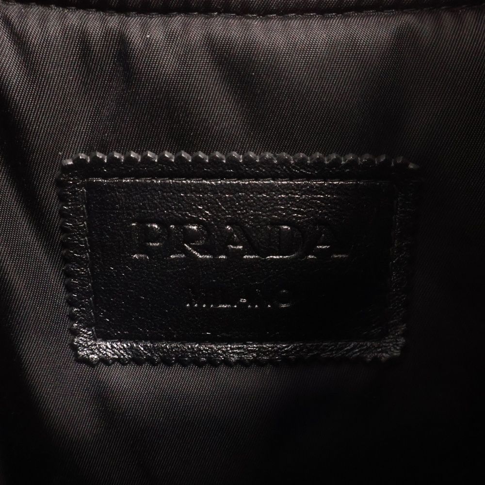 PRADA (プラダ) 21AW Oversized nappa leather bomber jacket オーバー