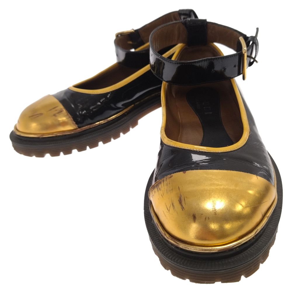 【美品】MARNI  アンクルストラップ　　パンプス MARNI (マルニ) アンクルヒールストラップ パンプス エナメル