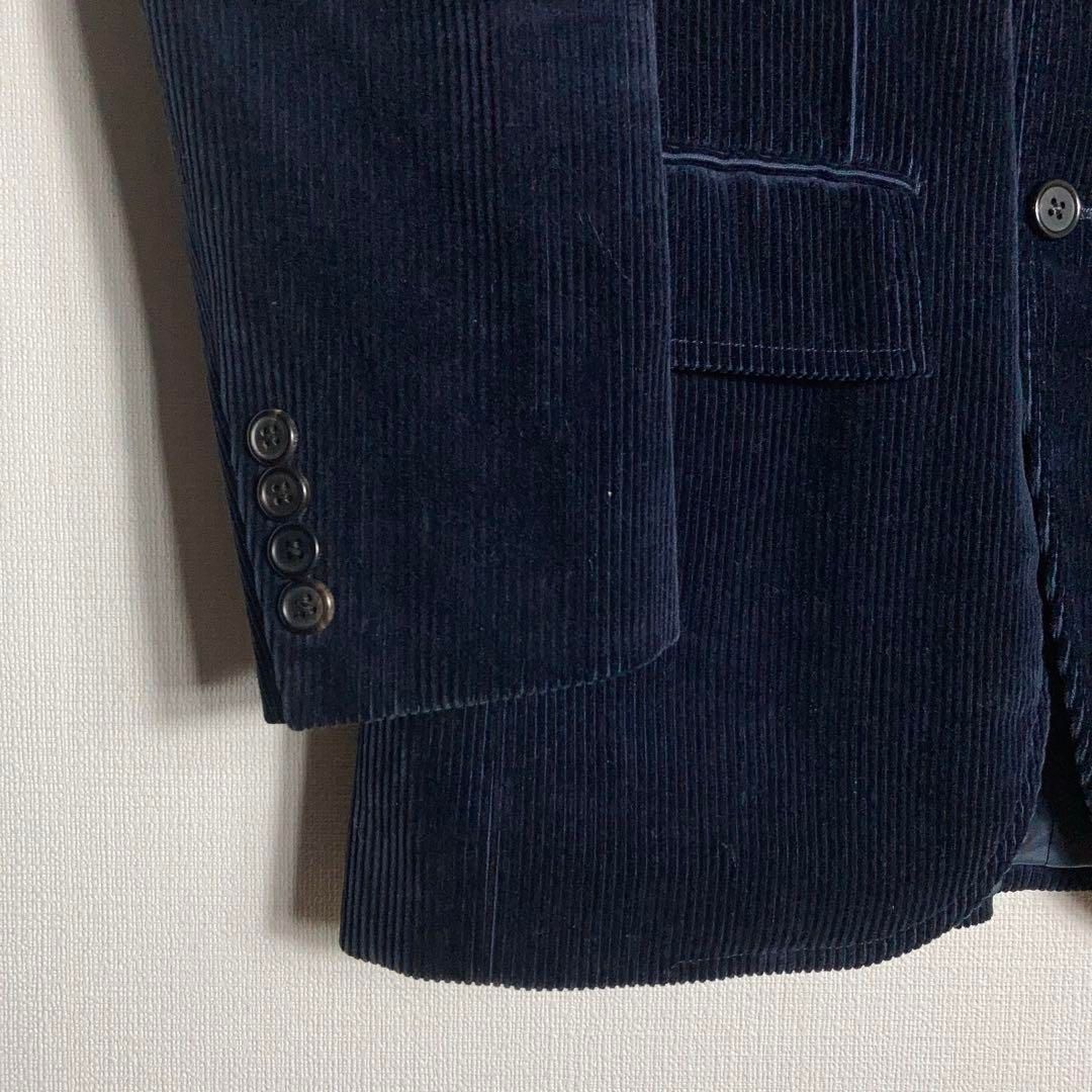 美品】RALPH LAUREN テーラードジャケット 太畝コーデュロイ 紺 - メルカリ