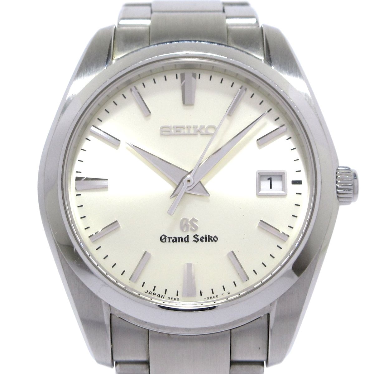 GrandSeiko グランドセイコー 腕時計 ヘリテージ コレクション 9F62-0AB0 メンズ SS|ネーム刻印あり シルバー