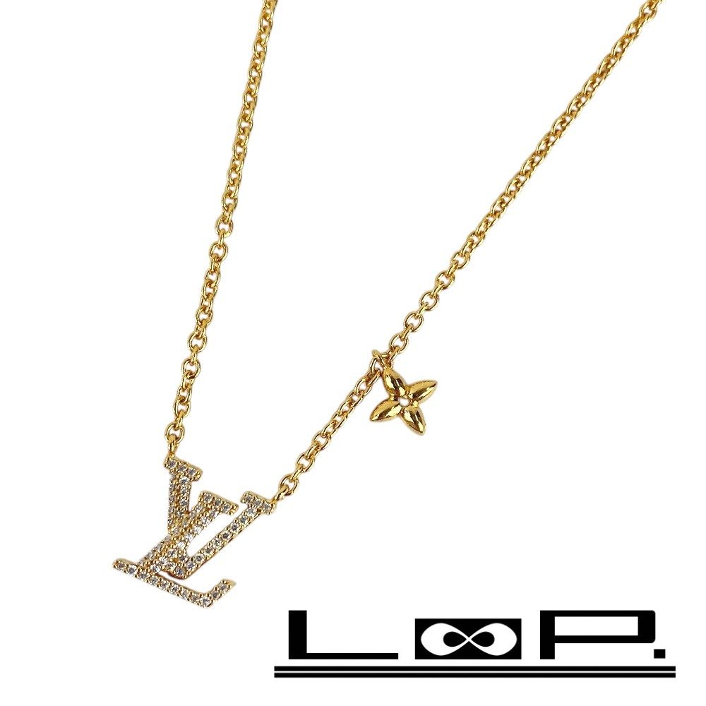 □未使用□ ルイヴィトン コリエ LV アイコニック ネックレス ゴールド 