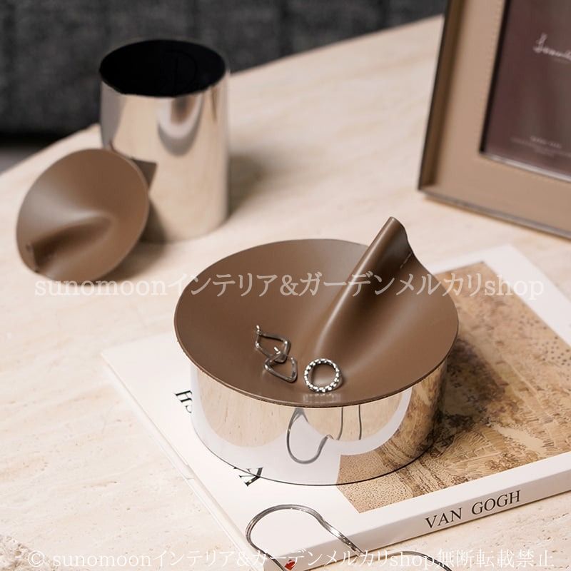 円柱 アクセサリー ケース スタイリッシュ コンパクト エレガント おしゃれ かわいい 収納 多用途 マルチ 小物入れ ジュエリー ボックス ギフト 白 黒 オレンジ