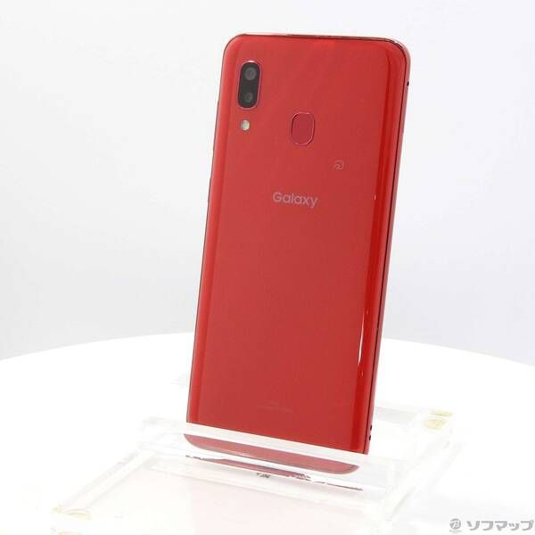 品〕 GALAXY A30 64GB レッド SCV43-u UQ mobile SIMフリー【349