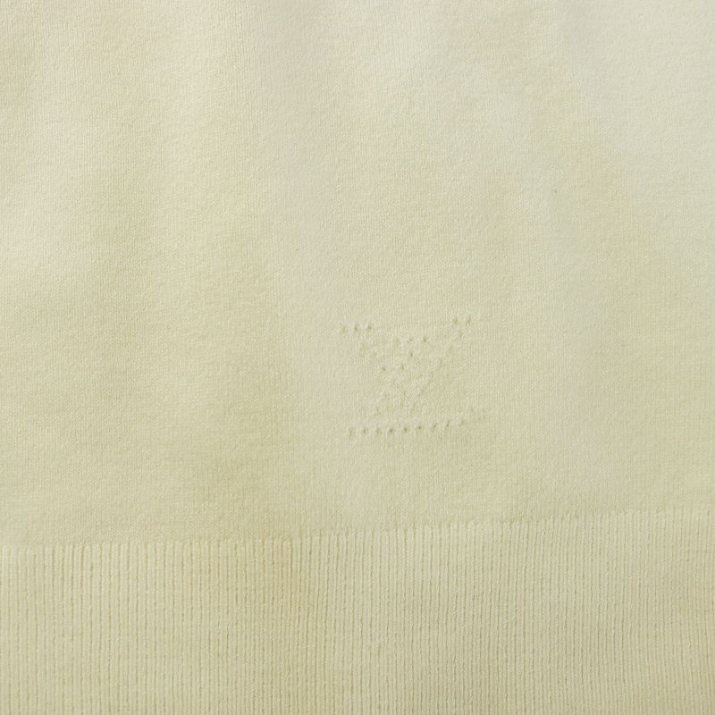 Louis Vuitton レース模様 五分袖ニット XL