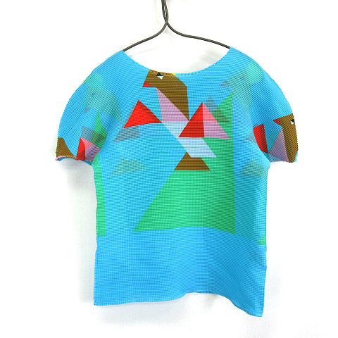 【ISSEI MIYAKE me】イッセイミヤケ ミー フレンチスリーブ ISSEY MIYAKE me トップス☆フレンチスリーブカットソー