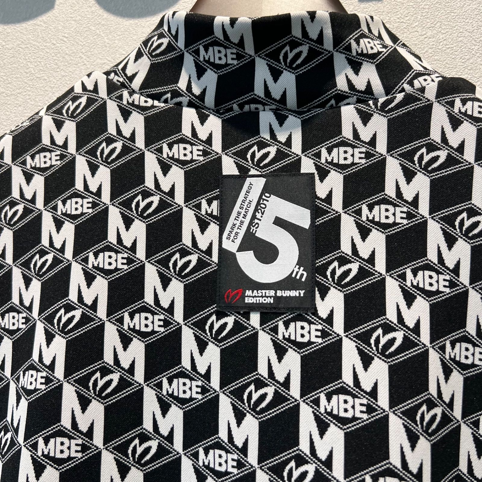 EDITION エコブルーMキューブジャガード長袖ハイネックカットソー