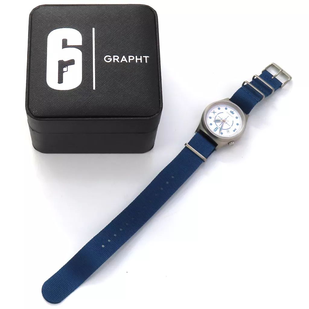 雑貨 6SIEGE Wrist Watch Type2|Blue GRAPHT GAMING LIFE×レインボーシックスシージ