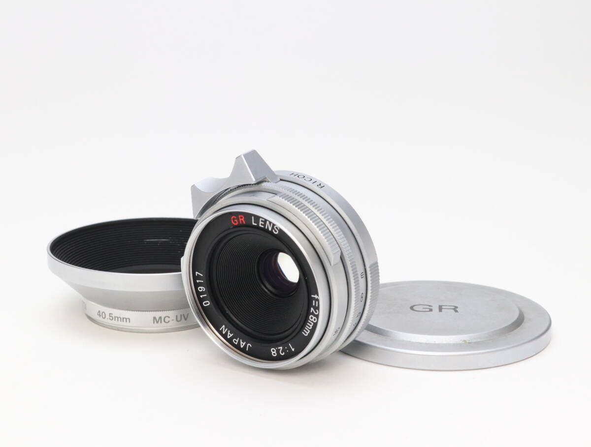 B (並品) RICOH リコー GR 28mm F2.8 Leica Lマウント シルバー 初期