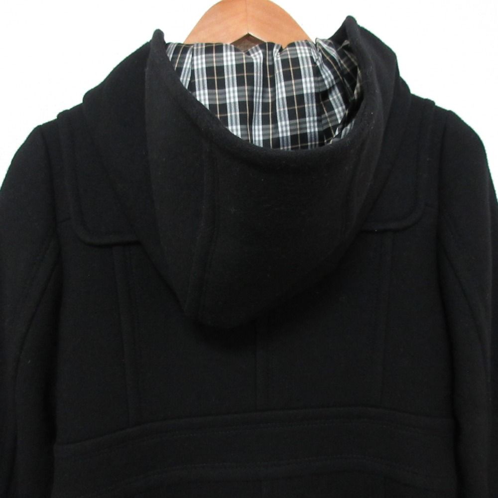 BURBERRY BLUE LABEL コート ブラック ノバチェック バーバリーブルー