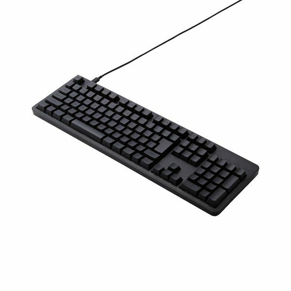 【新品・7営業日以内発送】ELECOM エレコム TK-MC50UKTBK キーボード 有線 着脱式USBケーブル 茶軸 タクタイル メカニカル テンキー付き Leggero ブラック TKMC50UKTBK【沖縄離島販売不可】