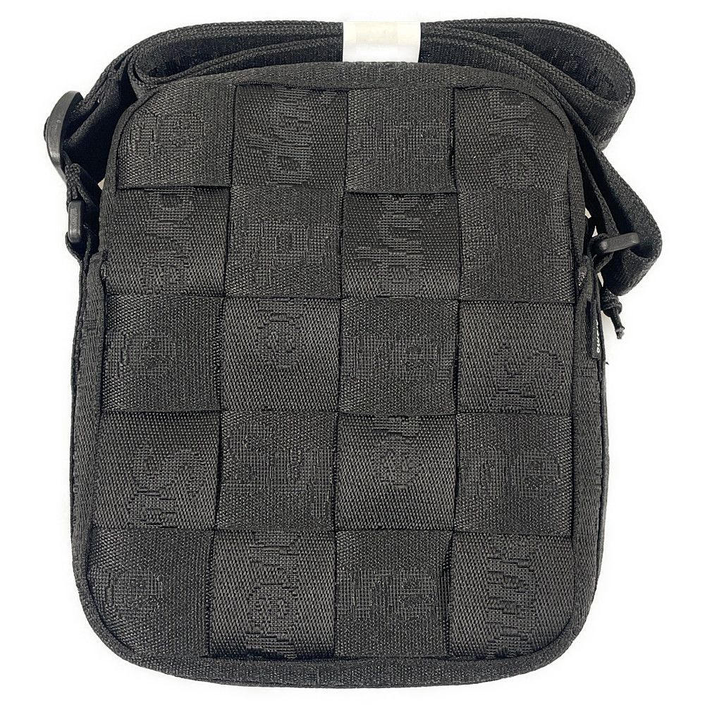 Woven Shoulder Bag Black ウーブンショルダーバッグ - 通販