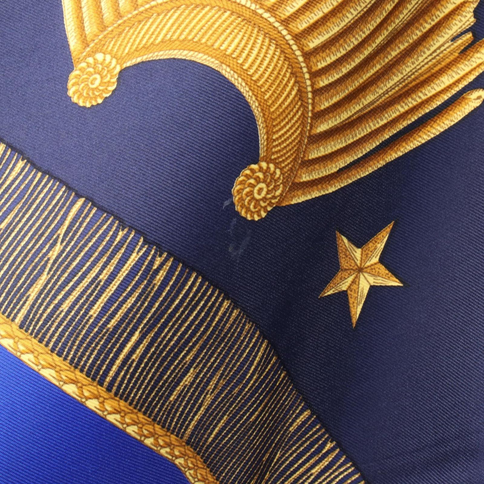 エルメス HERMES スカーフ カレ90 POSTE ET CAVALERIE シルク カレ90