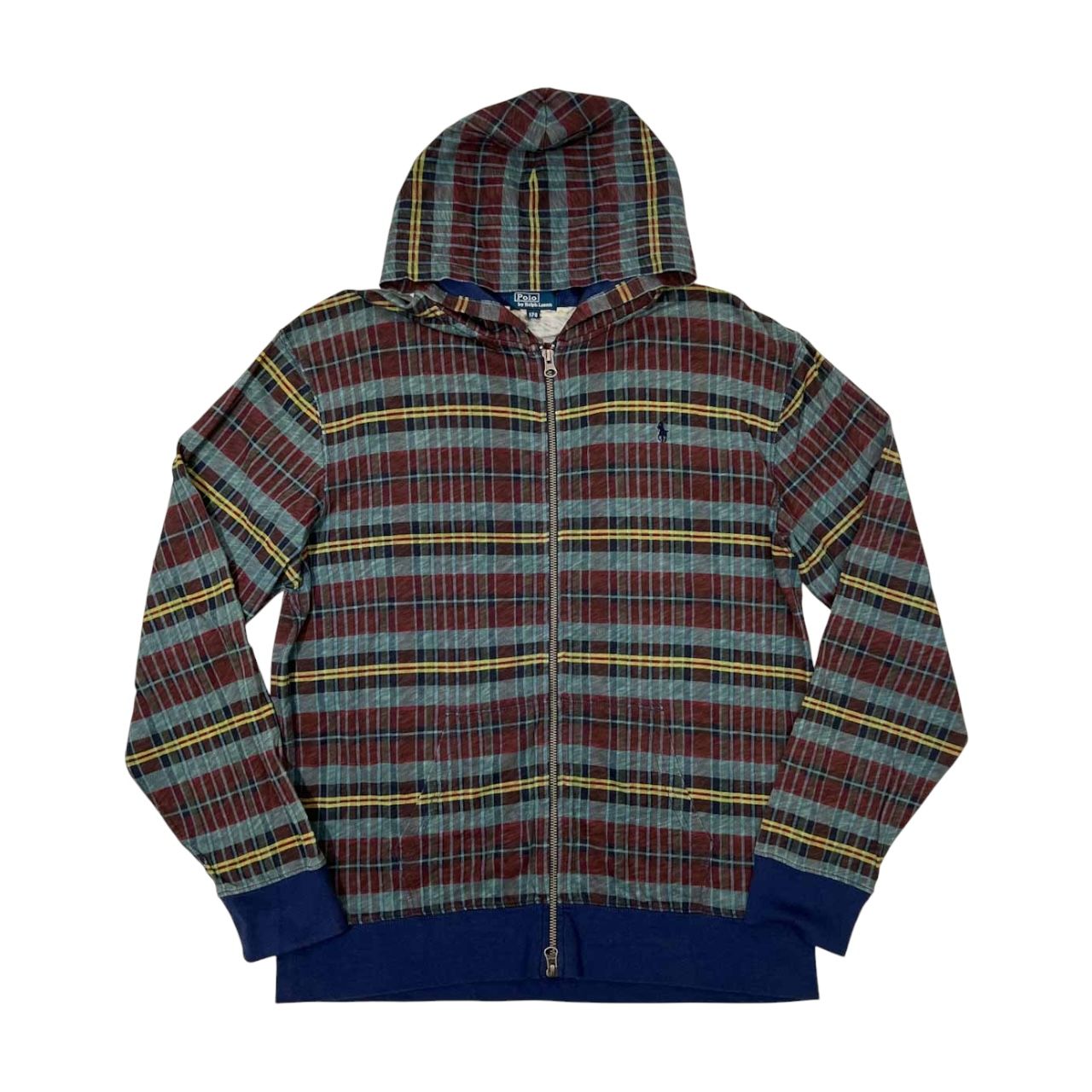 Polo by Ralph Lauren チェック柄 ダブルジップパーカー