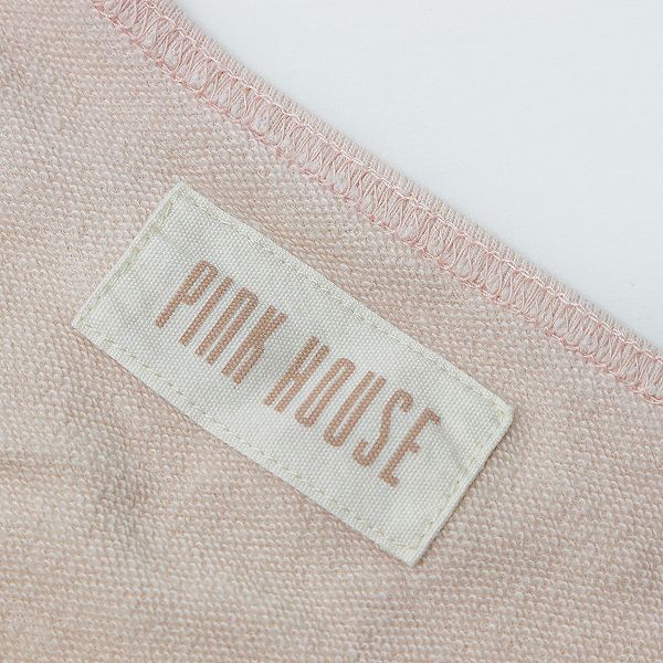 PINK HOUSE たんぽぽ刺繍キナリカーディガン